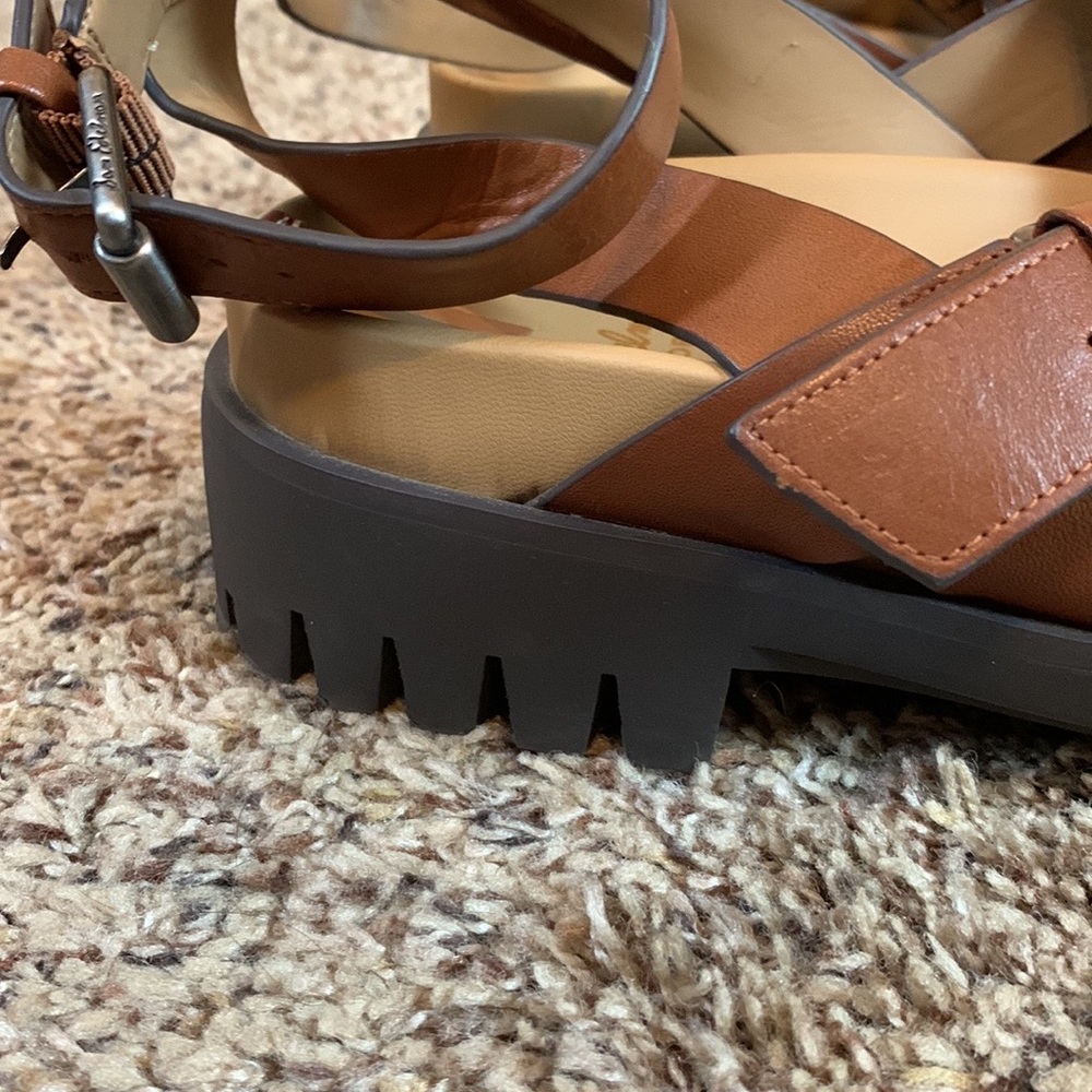 Sam Edelman Brown Strappy Sandals - Picture 4 of 11